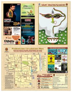 Kolkata Durga Puja Pedestrian Circulation Map 2023