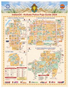 Kolkata Durga Puja Road Map 2024 English Version