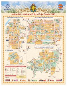 Kolkata Durga Puja Road Map 2025 English Version